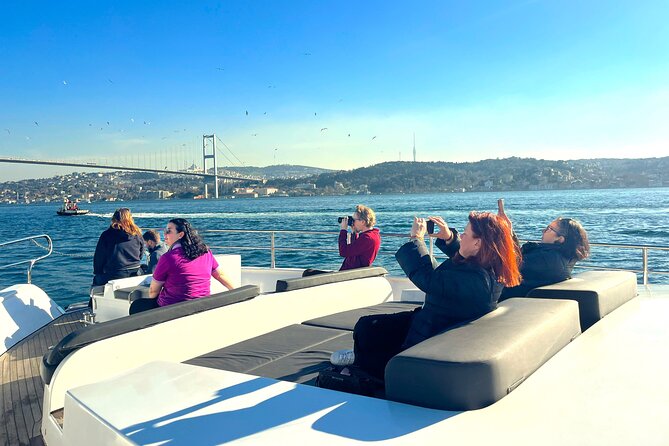 Luxury Bosphorus Yacht Tour – Asian Side Stop & Exploration - Dolmabahçe to Çırağan: European palaces you can spot in motion