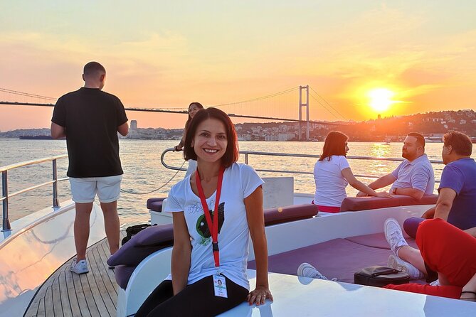 Luxury Sunset Yacht Cruise on the Bosphorus – Refresh & Relax - Palaces and administration: Dolmabahçe Palace and the European coastline
