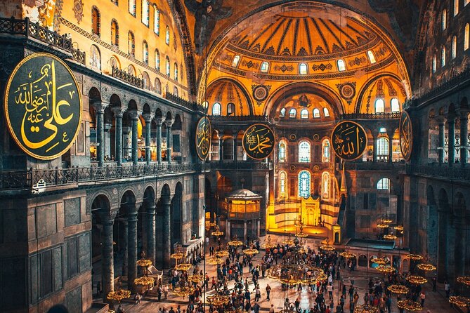 Majestic Istanbul: Walking Tour & Sunset Cruise on the Bosphorus - Blue Mosque (Sultan Ahmed Mosque): iconic exterior views, and a dress code reality check