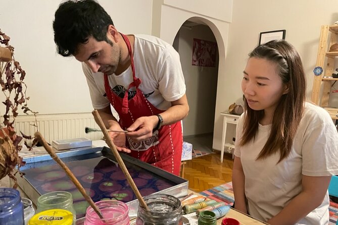 Paint on Water - Authentic Turkish Art Experience at Local Home - Making your own designs with one-on-one attention
