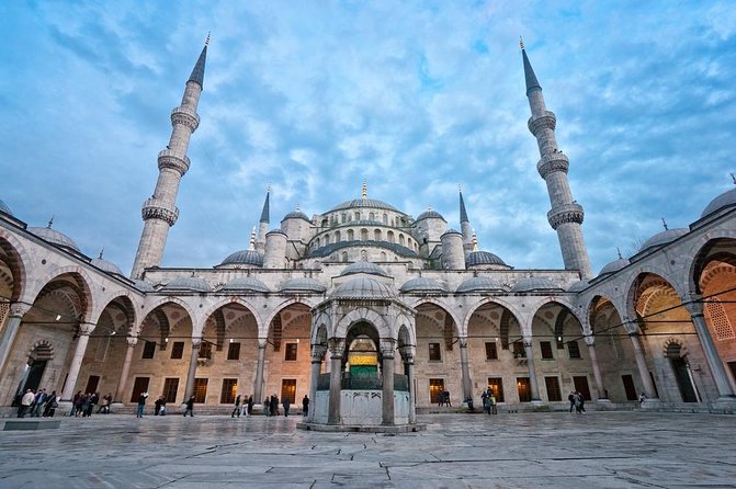 Private Istanbul Sightseeing Tour - Blue Mosque (Sultan Ahmet): the tiles, the windows, and the skyline