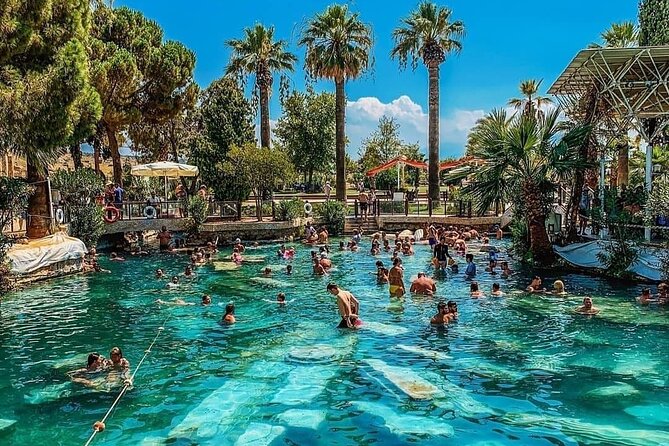 Private Pamukkale Day Tour from Istanbul by Plane - Cleopatra Pool (Antique Pool) in Warm Water and Roman Drama