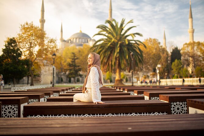 Private Photoshoot in Istanbul – Capture Your Memories - Hagia Sophia and the Blue Mosque area: portraits with monumental scale