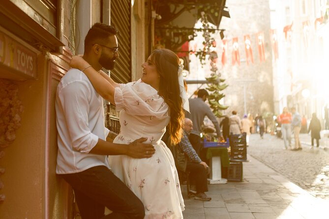 Private Photoshoot in Istanbul – Capture Your Memories - Galata and İstiklal Avenue: tower angles plus city motion