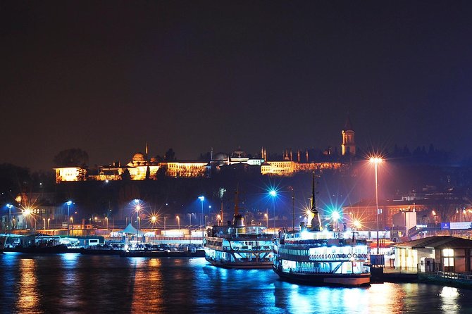 Private Sightseeing in Istanbul By Night - Blue Mosque at night: Sultan Ahmed’s stained-glass glow