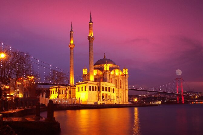 Romantic Night Cruise Live Violinist - Bosphorus Bridge Footings: A 1970s Symbol of Istanbul’s Constant Growth