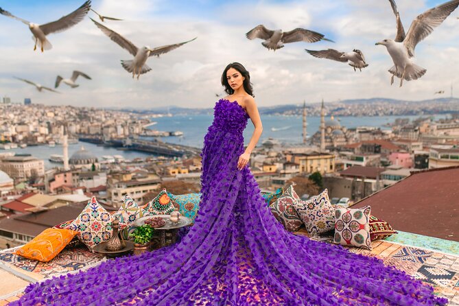 Rooftop Flying Dress Photo Shoot in Istanbul - Why this Istanbul flying dress shoot feels different than a typical photo stop