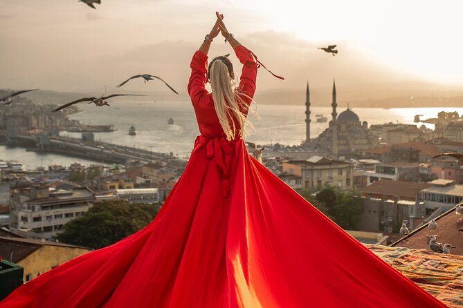 Rooftop Flying Dress Photo Shoot in Istanbul - Weather and rooftop reality: what happens when conditions aren’t perfect