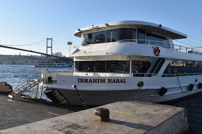 Sunset Cruise with Stop along Asia: Discover Istanbul's Bosphorus - Passing Under the Bosphorus Bridge at Night (or Late Day)