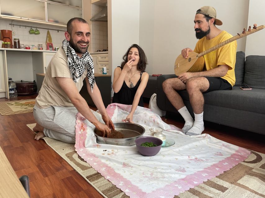 Traditional Home Dinner Night with Çiğköfte - Learn and Eat - Cooking session: kneading, spices, and those flavor-check moments