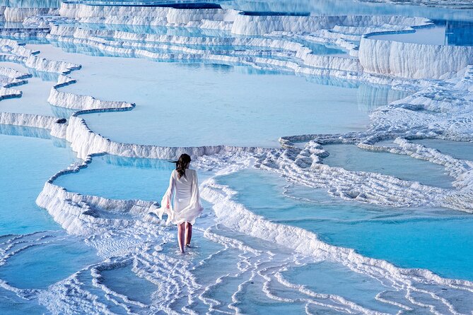 Turkey's Wonders - Pamukkale, Ephesus, Cappadocia Travel from-to Istanbul - Istanbul to Pamukkale: Early pickup, then travertine white