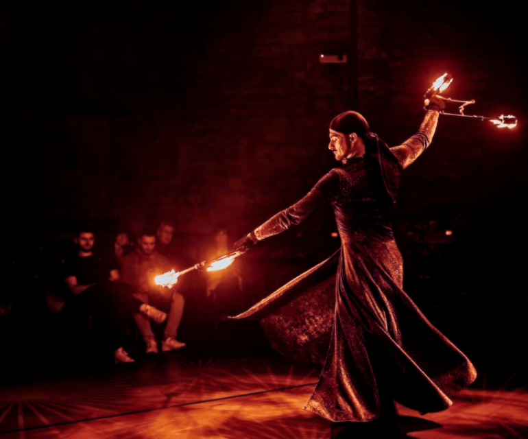 Turkish Dance Show at Hodjapasha Cultural Centre in Istanbul - The floating-skirt solo: the part people remember