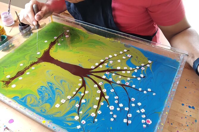Turkish Marbling Paper Art Workshop - Where to go and when: Cankurtaran meeting point, 2 to 4 pm slot