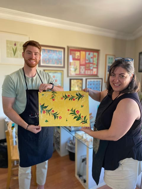 Turkish Marbling Paper Ebru Art Workshop - Meet the Instructors: Betül and Ali’s Teaching Style