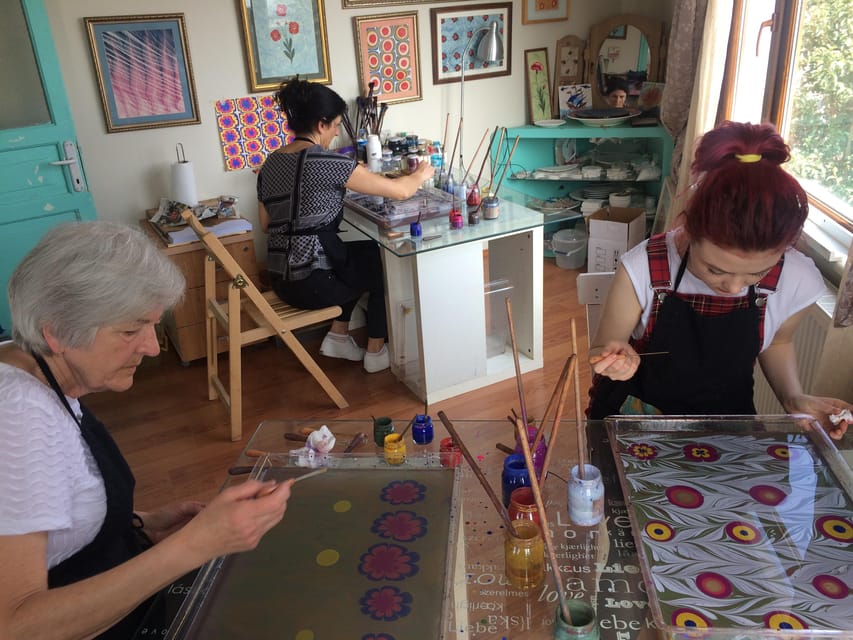 Turkish Marbling Paper Ebru Art Workshop - Taking Your Ebru Art Home: Drying, Keepsakes, and Planning Your Timing